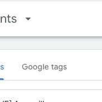 Tag Manager Interface Screenshot der Google Tag Manager-Kontoverwaltungsoberfläche.