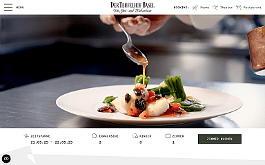 Teufelhof Basel Website Screenshot Teufelhof Basel Website Screenshot